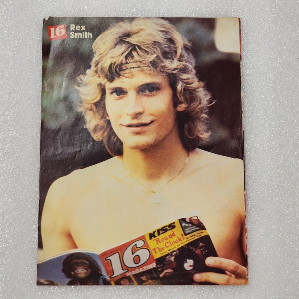 Rex Smith Clark Brandon Vintage Poster Clipping 8x10 1970s 16 Magazine Original